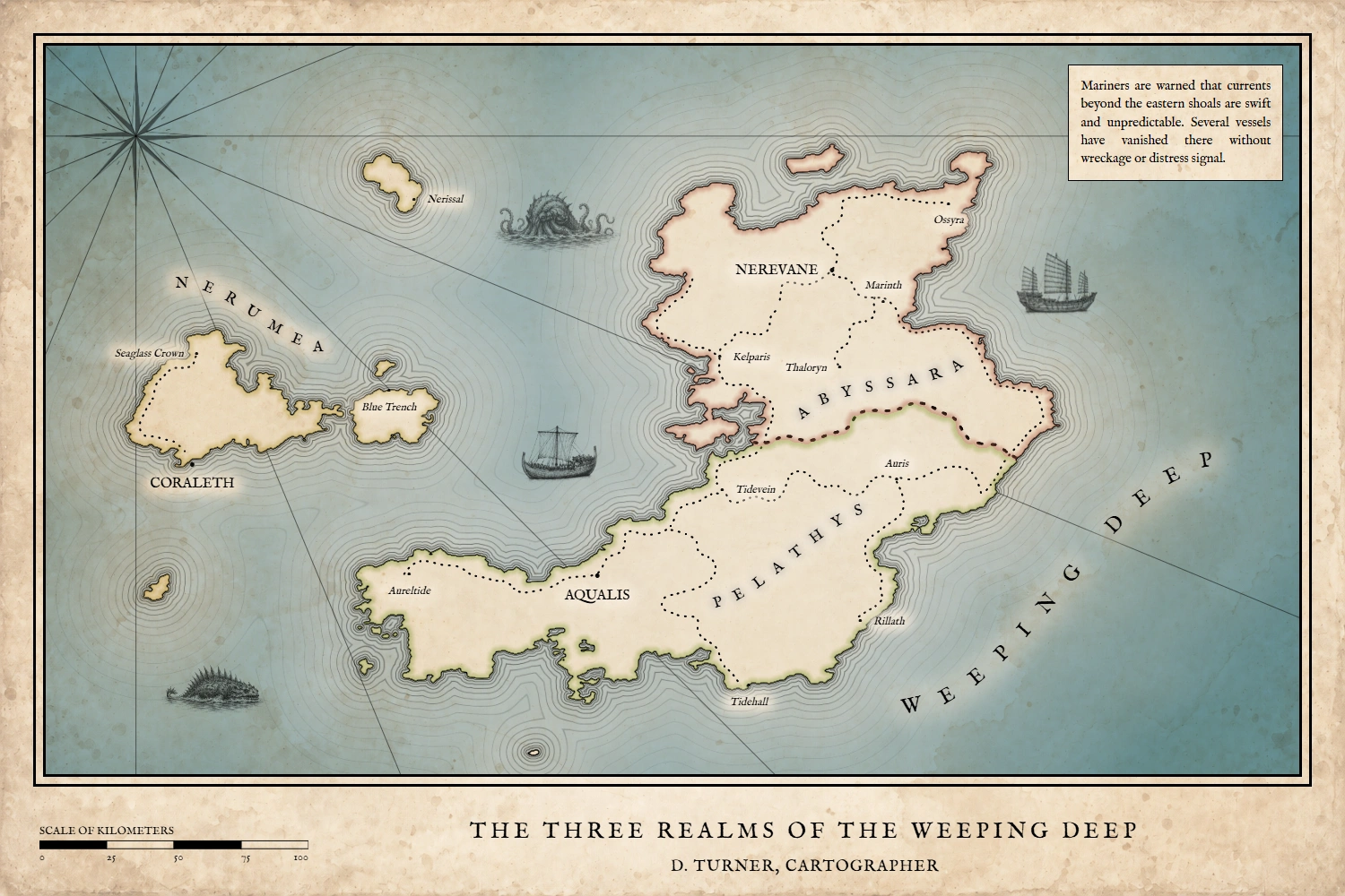 Regional map created in Nova Terra